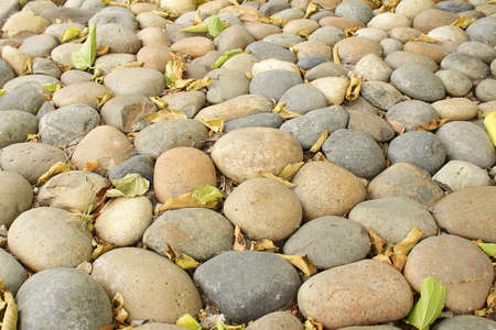Pebbles, good as a backgroundの写真素材