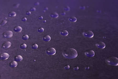 abstract blurred background of water drops. depth of field.の写真素材