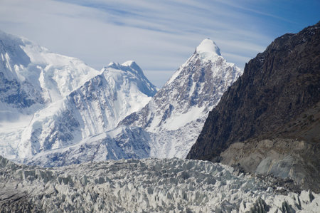 High mountain at Pasu Glacier in Northern Pakistan