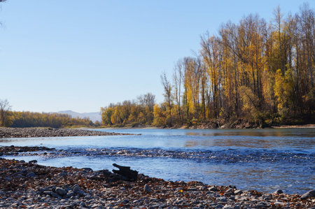 Beautiful view in autumn,Chuysky tract,Altai Republic, Russia
