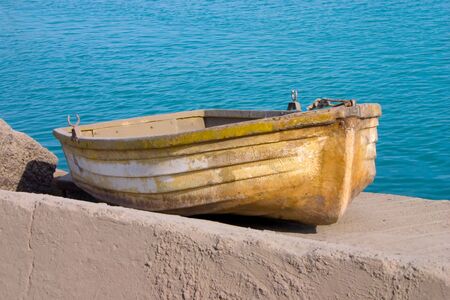 fishing boatの写真素材