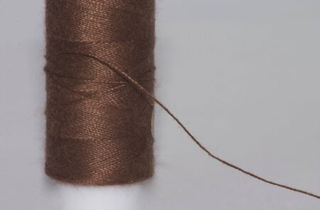 brown threadの写真素材