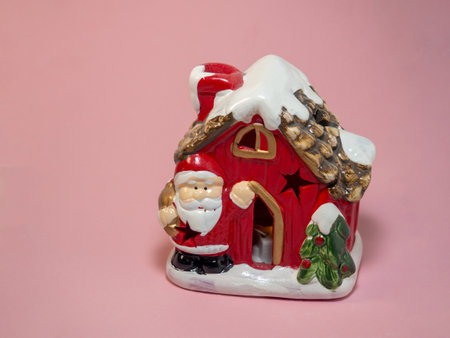 House of Santa Claus. Toy-lanternの写真素材