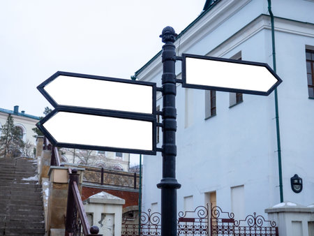 Space to fill. Road sign, street sign.
mockupの写真素材