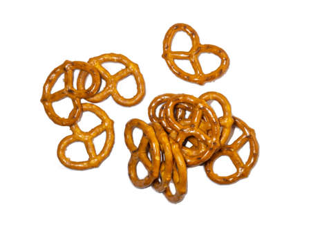 A bunch of pretzels. Lots of pieces.
Pastries of an interesting unusual shape.の写真素材