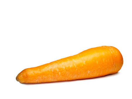 carrots on a white background. Healthy diet. Root vegetable isolate. Harvest from the gardenの写真素材