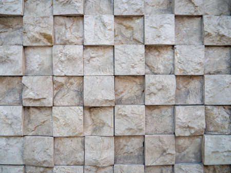 masonry. Background from solid material. stone background. stone surfaceの写真素材
