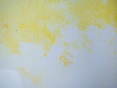 Mold on bathroom enamel. Black dots of mold and yellow plaque. Requires cleaning. Before using cleaning products. Dirt in the bathroomの写真素材