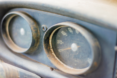 Miles old classic cars are ready to come back.の写真素材