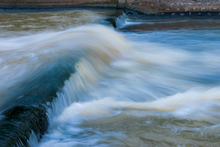 Picture of dam flow in Thailandの写真素材