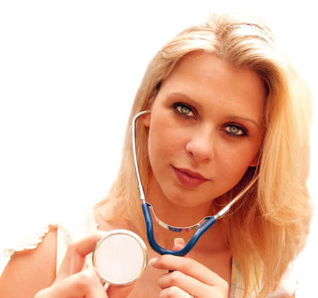 Nurse looking for your beatの写真素材