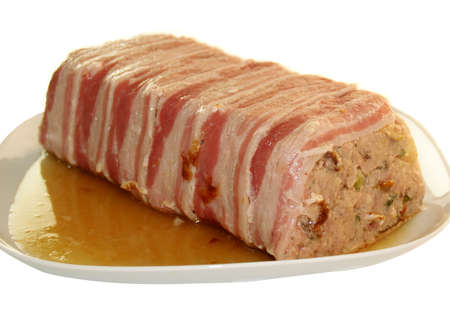 Pork Terrine traditional christmas fareの写真素材