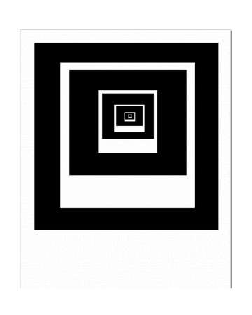 Original Poloroid design making a very cool imageの写真素材