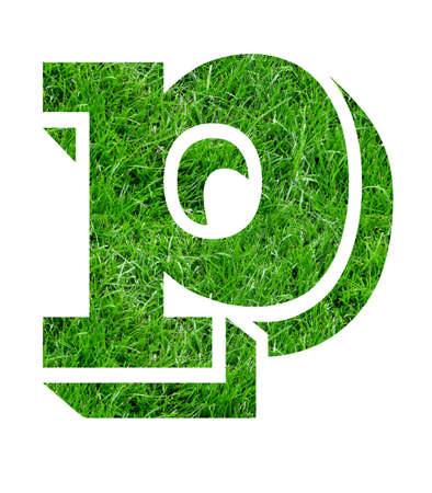 Lawn designs in small case 3d, similar to crop circlesの写真素材