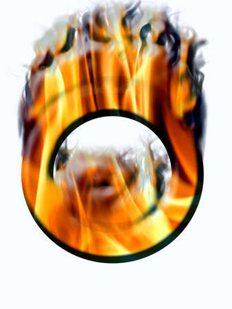 Hot rod tires on fire automobile signの写真素材