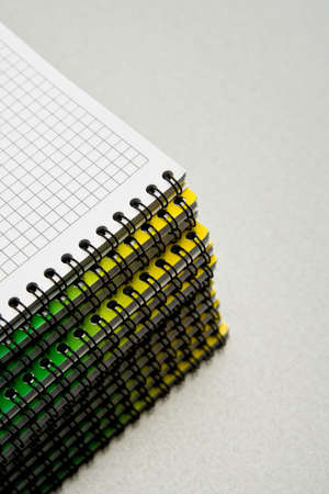 Pile of notebooksの写真素材