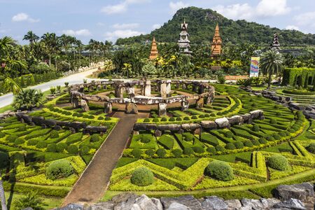 Nong Nooch Garden at pattaya in Thailandの写真素材