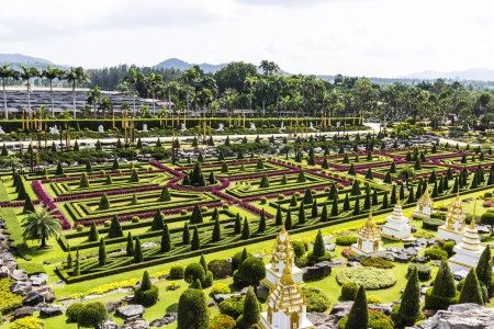 Nong Nooch Garden at pattaya in Thailandの写真素材