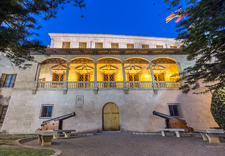 Consulates of the Sea, presidency of the Balearic Government, medieval institution of the Aragon Kingdomの写真素材