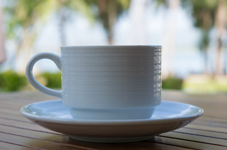 relex with coffeeの写真素材