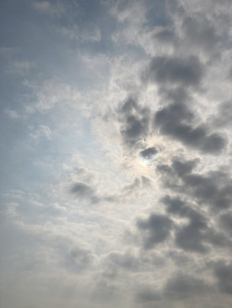 Cloudscape has been developing in gorgeous form. The sky is full of beautiful clouds.の写真素材