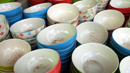 dust in bowlの写真素材