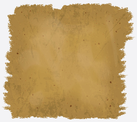 A worn parchment with a design of a scroll on itのイラスト素材