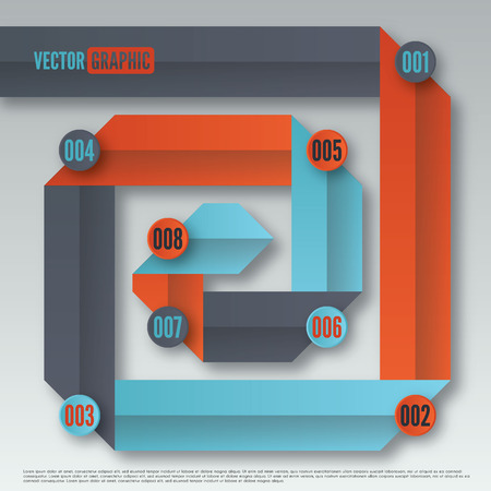 A vector graphic spiral in different colorsのイラスト素材