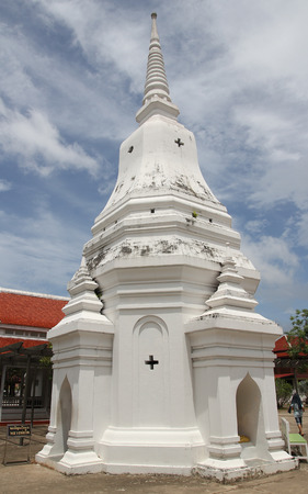 white prang in thailand ,asiaの写真素材