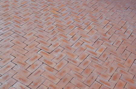 old red brick floorの写真素材
