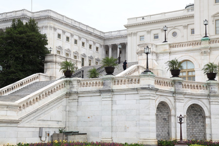 United States Capitol Building in Washington DC,USA.United States Congress.の写真素材