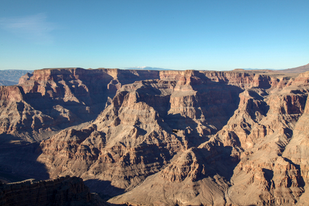 View of landscape in Grand Canyon National Park at USAの写真素材