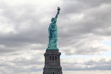 View Beside of The Statue of liberty in New York is American symbolの写真素材