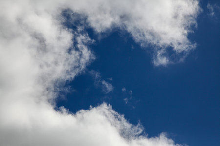 The cloudy in the skyscape on blue sky in summer at NEW YORK ,USA