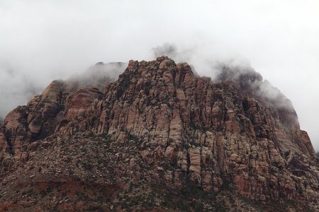View of landscape  national park at nevada,USA.の写真素材
