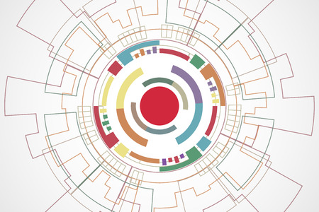 Abstract technology background , Vector illustrationのイラスト素材