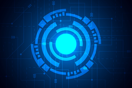 Abstract Technology Backgroundのイラスト素材