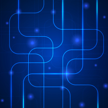 Abstract technology background , Blue digitalのイラスト素材
