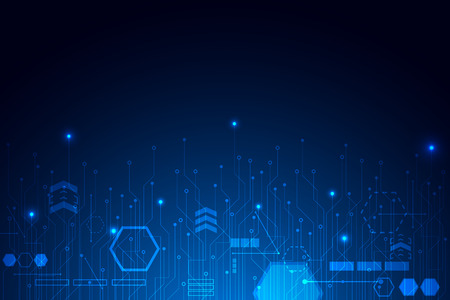 Abstract technology background , Circuit boradのイラスト素材