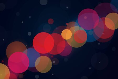 Abstract colorful bokeh backgroundのイラスト素材