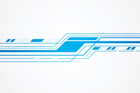 Abstract Technology Background , Blue digital circuit boardのイラスト素材