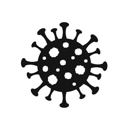 Coronavirus icon, Covid-2019, infection medical, dangerous virusのイラスト素材