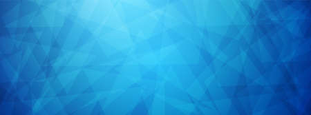 Abstract blue overlapping triangle backgroundのイラスト素材