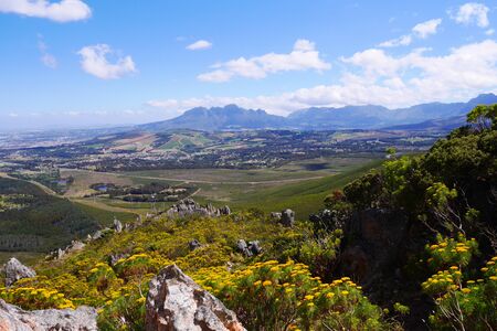 Panoramic view of the cape town areaの写真素材