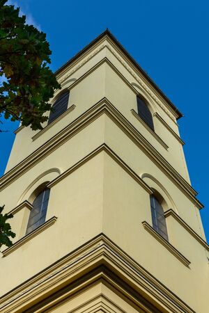 Walking on an autumn day in the district Charlottenburg, Gierkeplatzの写真素材