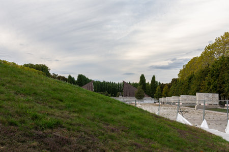 Berlin, Germany- October 6, 2019: the Soviet War Memorial in the Treptower Parkのeditorial素材