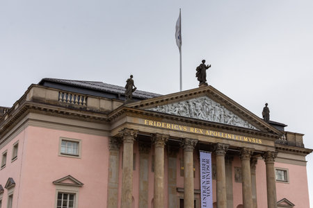Berlin, Germany- October 7, 2019: The Bebelplatz, State Operaのeditorial素材