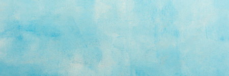 A minimalist soft blue texture backdrop, offering soft tones and a clean surface for creative design, top view and copy space, bannerの写真素材