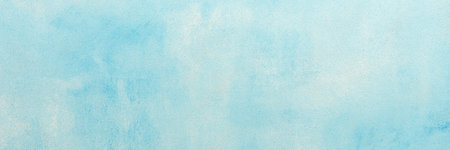 A minimalist soft blue texture backdrop, offering soft tones and a clean surface for creative design, top view and copy space, bannerの写真素材