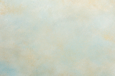 Soft blue and yellow textured abstract background, top view with ample copy space for design, top view and copy spaceの写真素材